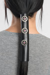 Pewter Star Concho w/Pink Gems Hair Glove®
