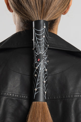 Spider Web & Rhinestones - Original Hair Glove®