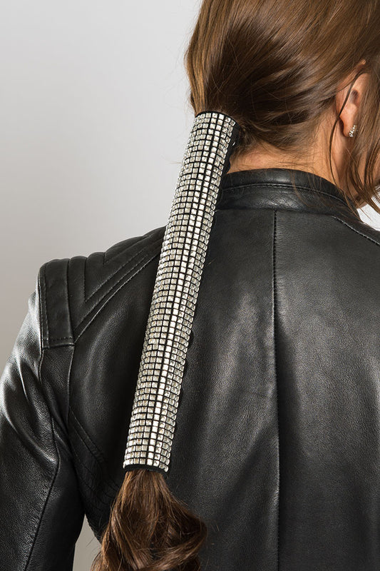 12" All-Over Super Bling-Black Suede - Original Hair Glove®