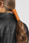Debossed Indian Chief w/Turquoise Beads (Brown) Hair Glove®
