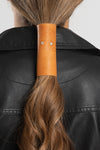 Debossed Sugar Skull w/Gems (Brown) Hair Glove®