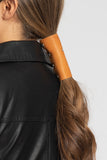 Debossed Sugar Skull w/Gems (Brown) Hair Glove®