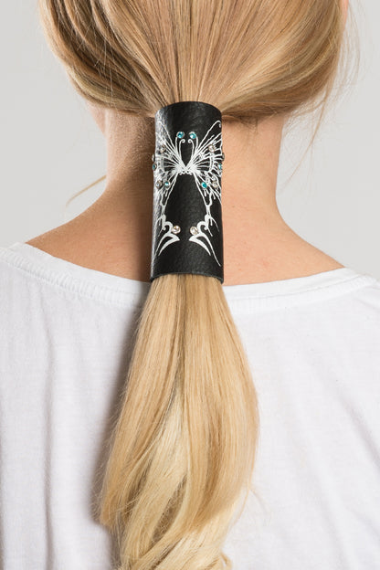 Two-sided Tribal Butterfies w/Gems - Original Hair Glove®