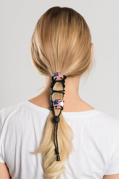 Lace Up USA Biker Cross Concho - Original Hair Glove®