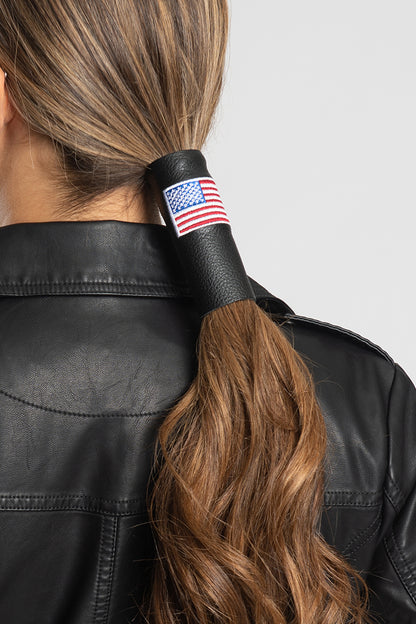 Embroidered USA Flag - Original Hair Glove®