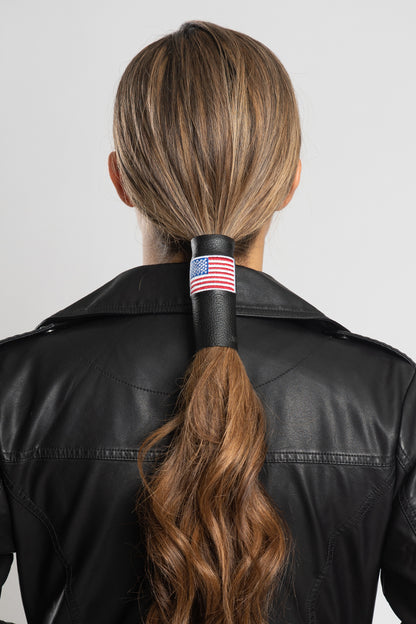 Embroidered USA Flag - Original Hair Glove®