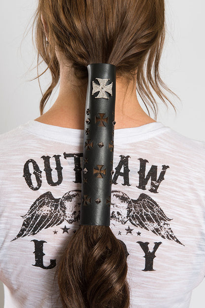 Iron Cross Cut-out Nailheads - Original Hair Glove®
