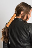 Debossed Indian Chief w/Turquoise Beads (Brown) Hair Glove®