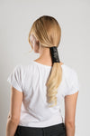 Suede Hematite Bling V-Twin w/Flames Hair Glove®
