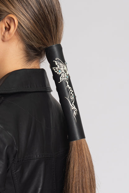 Two-sided Tribal Butterfies w/Gems - Original Hair Glove®