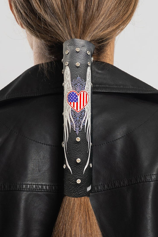 USA Heart & Wings w/Gems - Original Hair Glove®