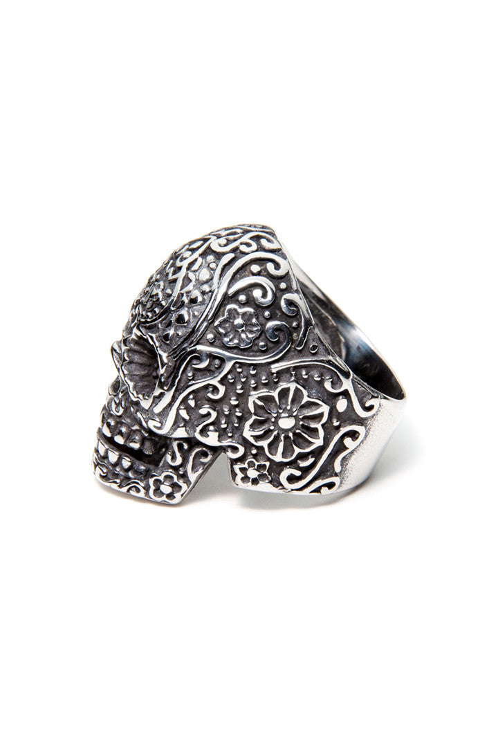  - Stainless Steel Ring - Sugar Skull Ring - 4