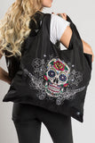 Sugar Skull w/Guns Recycle Bag