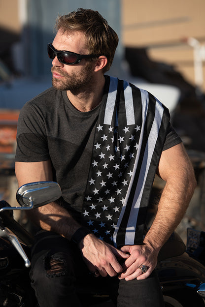 B.W. American Flag Cooling Towel-(40"x12")