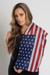 Classic American Flag Cooling Towel-(40"x12")