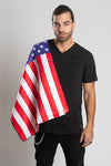 American Flag Travel Towel