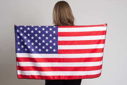 American Flag Travel Towel