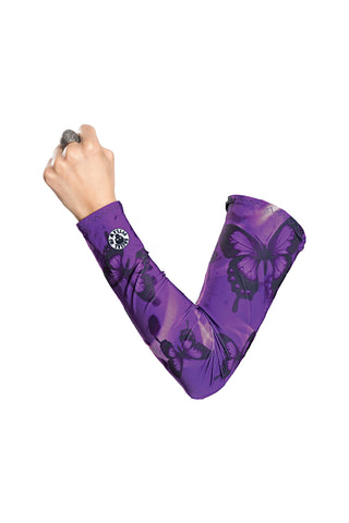 Purple Butterflies Arm Sleevz Soaker