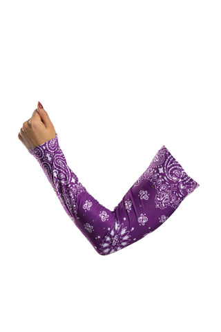 Purple Paisley w/Gems Arm Sleevz Soaker