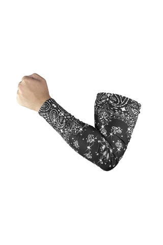 Black Paisley w/Gems Arm Sleevz Soaker