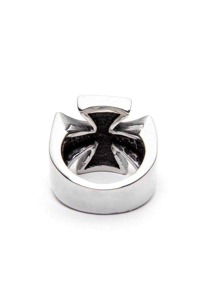 Iron Cross with Bolts Ring – Hair Glove