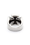  - Stainless Steel Ring - Iron Cross with Bolts Ring - 5