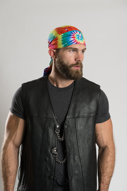 Traditional Tie-Dye Full-Head Wrap