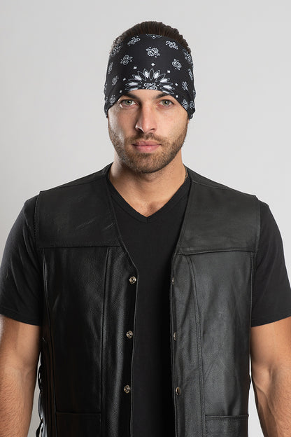 Faded Black Paisley (Unisex) EZ Bandz