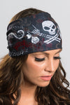 Skull w/Gems (Reversible) EZ Bandz