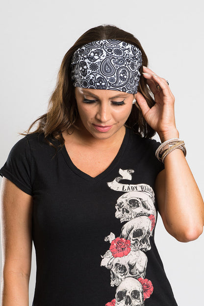 Tribal Skull Paisley Ez Bandz