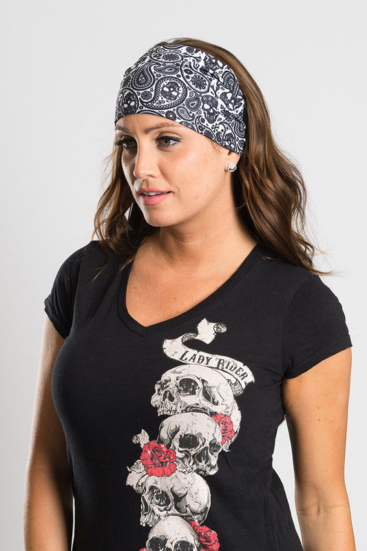 Tribal Skull Paisley Ez Bandz
