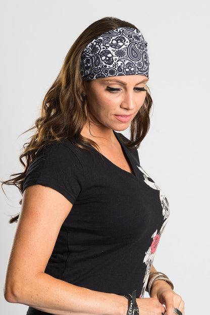 Tribal Skull Paisley Ez Bandz