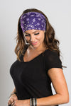 Purple Bandana Paisley w/Gems EZ Bandz