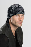 Skull Paisley Full-Head Wrap