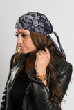 Skull Paisley Full-Head Wrap