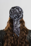 Skull Paisley Full-Head Wrap