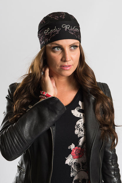 LADY RIDER Flames Full-Head Wrap