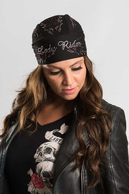 LADY RIDER Flames Full-Head Wrap