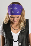 Traditional Purple Paisley w/Gems Ez Bandz