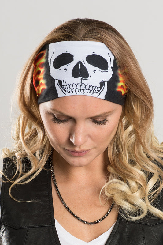 Burning Skull Ez Bandz