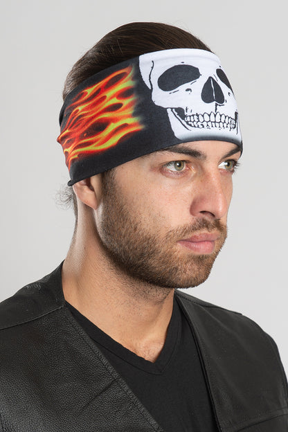 Burning Skull Ez Bandz