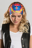 Tie-Dye Butterfly w/Gems Ez Bandz