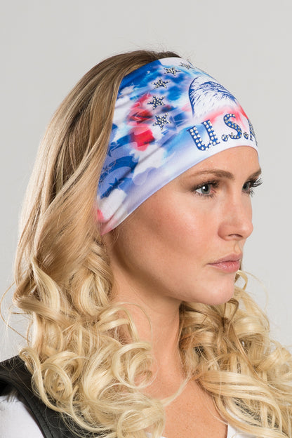USA Tie-Dye w/Gems Ez Bandz