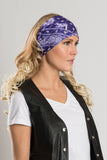 Purple Tie-Dye Paisley w/Gems
