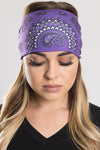 Deep Purple Paisley w/Gems EZ Bandz