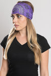 Deep Purple Paisley w/Gems EZ Bandz