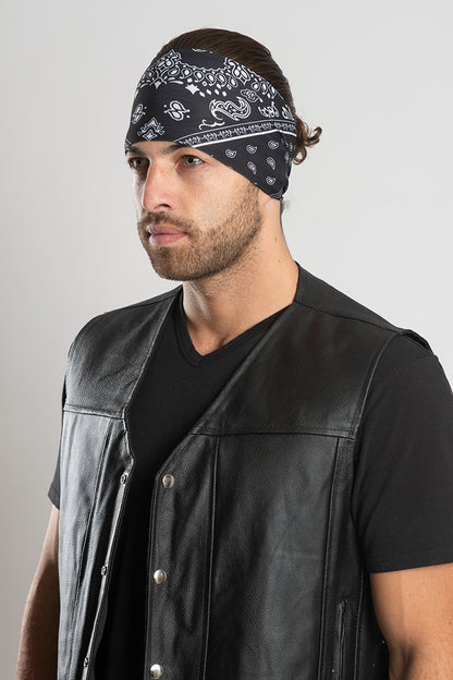 Black Bandana Paisley EZ Bandz