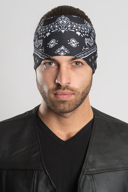 Black Bandana Paisley EZ Bandz