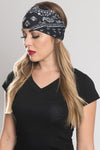 Black Bandana Paisley EZ Bandz