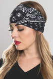 Black Bandana Paisley EZ Bandz